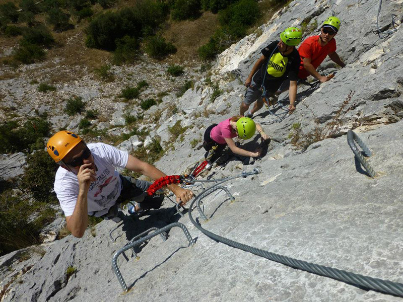 Via ferrata of Cavaillon